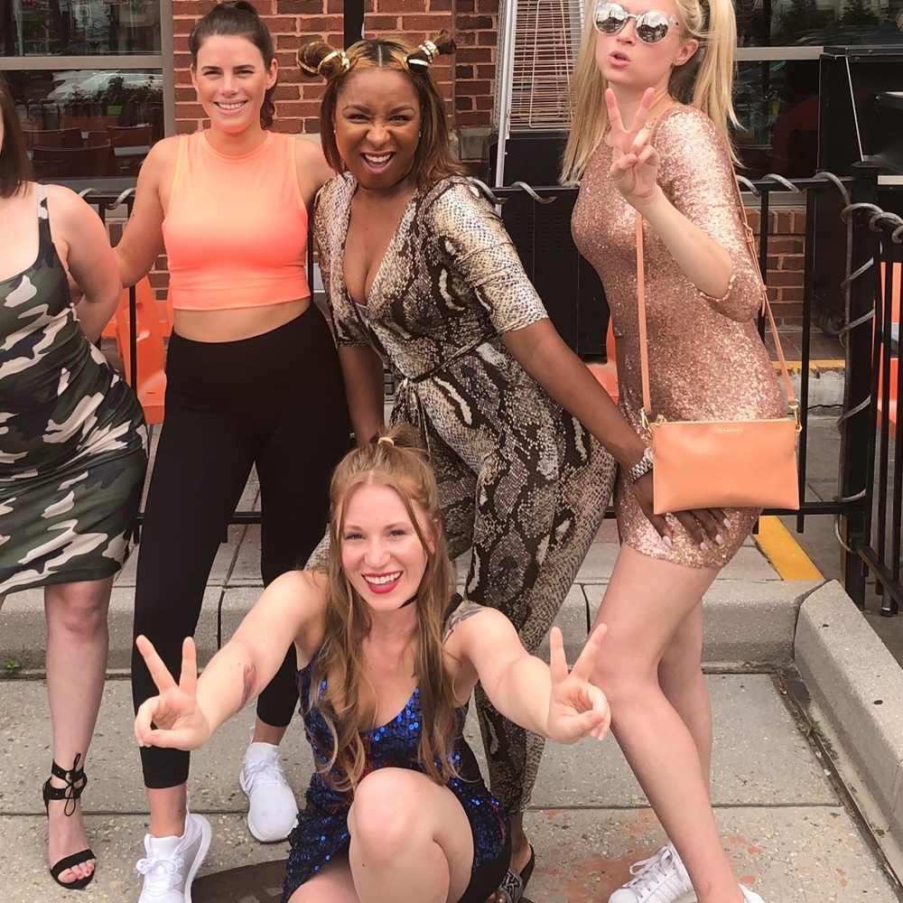 Scary spice jumpsuit costume- worn twice!